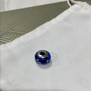 Pandora Blue and Silver Charm